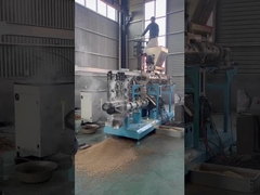 টুইন স্ক্রু ফ্লোটিং ফিড মেকিং মেশিন পপি ফিশ ফুড পেলেট মেকিং মেশিন