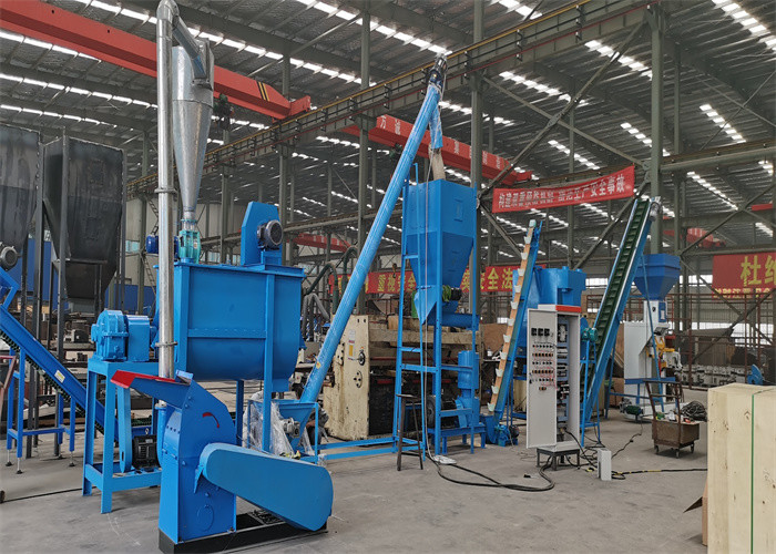 1t/ঘণ্টা, 2t/ঘন্টা ফ্ল্যাট ডাই পশুর খাদ্য উৎপাদনের লাইন মুরগির খাদ্য গবাদি পশু ছাগল খরগোশ পোল্ট্রি ফিড পেলেট উৎপাদন লাইন