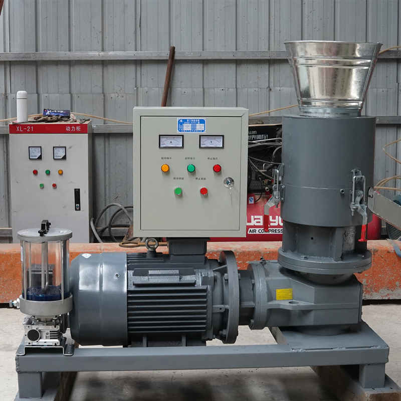 22kw উড পেলেট মেকিং মেশিনের জন্য 300kg/H ফ্ল্যাট ডাই উড পেলেট মিল