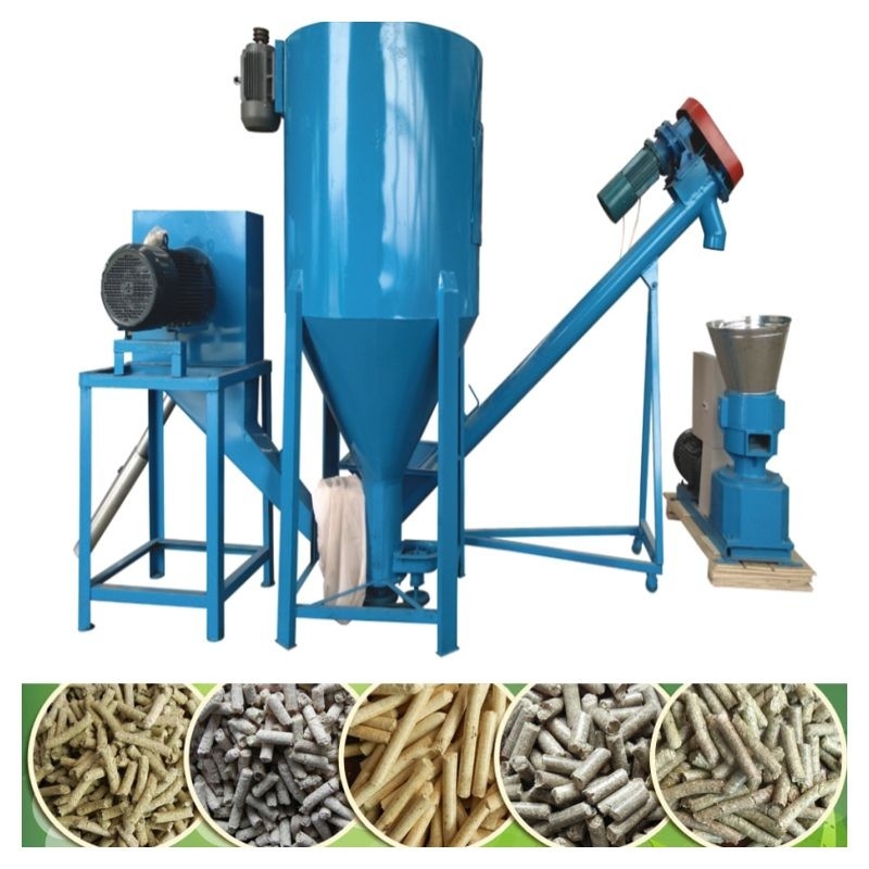 3kw-30kw ফিড পেলেট মিল 50-1200kg/H 2.5-12mm লাইভস্টক পেলেট মিল মেশিন