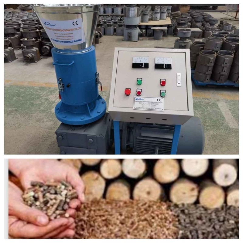 500-1000kg/H PTO Pellet Mill 10-80hp বায়োমাস সডাস্ট পেলেট মেকিং মেশিন সিই সহ