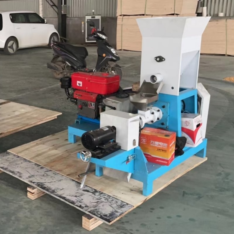 5.5-160KW ডিজেল ফিশ ফিড পেলেট মিল চিংড়ি ফিশ ফিড ফ্লোটিং পেলেট মেশিন