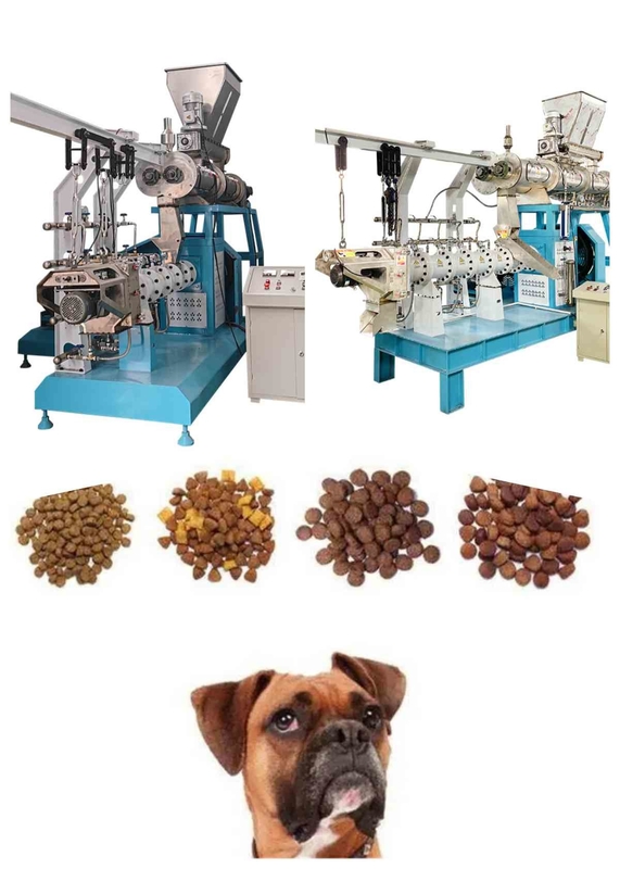 500-1000kg/H শুকনো ধরনের ফিশ ফিড এক্সট্রুডার টুইন স্ক্রু চিংড়ি ফিড পেলেট মিল