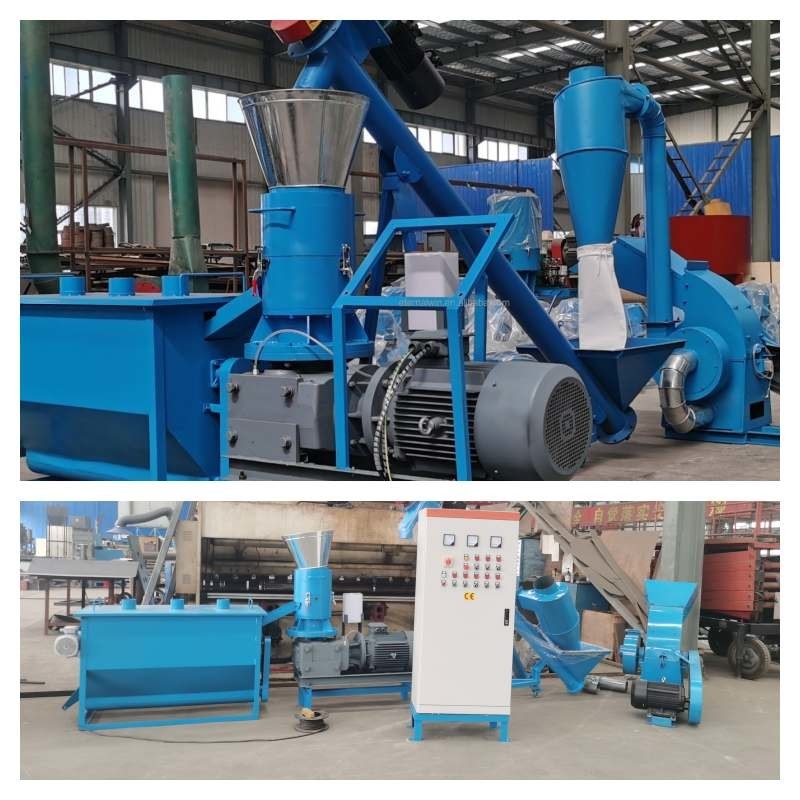80-1200kg/H ফ্ল্যাট ডাই উড পেলেট মেশিন 2.5-6 মিমি উড পেলেট মিল মেশিন কাঠ পোড়ানো