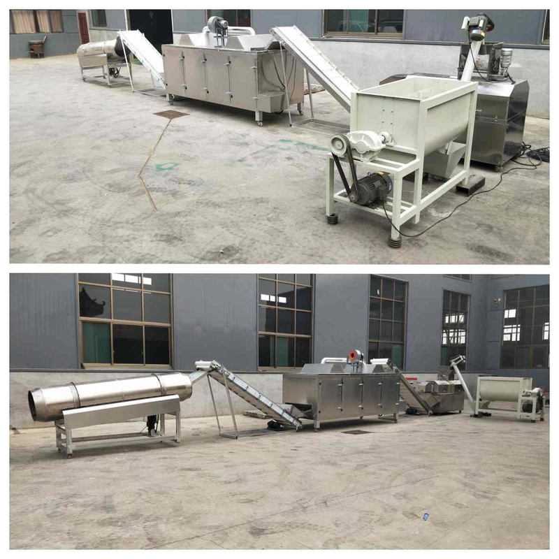 500-600kg ফ্লোটিং ফিশ ফিড প্রোডাকশন লাইন 10mm ভেজা পোষ্য খাদ্য উৎপাদন লাইন