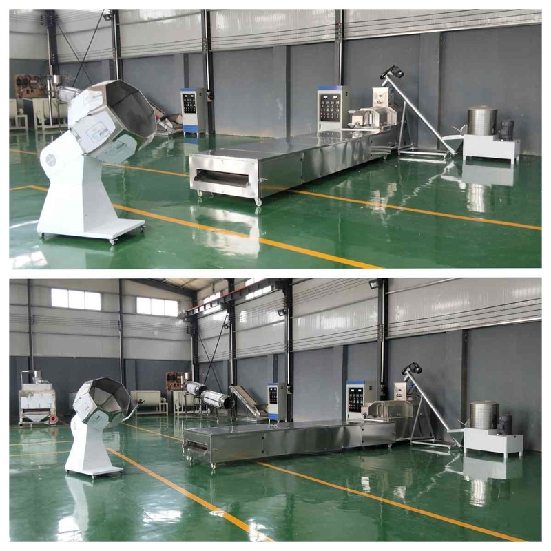 ড্রাই ডগ ক্যাট ফুড মেকিং মেশিন 37-160kw ফিশ ফিড পোষা খাদ্য প্রক্রিয়াকরণ লাইন