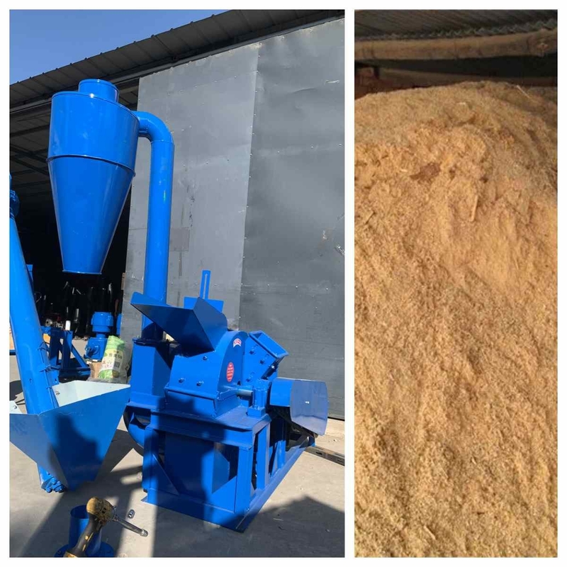 15kw 500kg/H শাখা কাঠ চিপস কাঠ চিপস শেভিংস ক্রাশিং গ্রাইন্ডার মেশিন 420-3