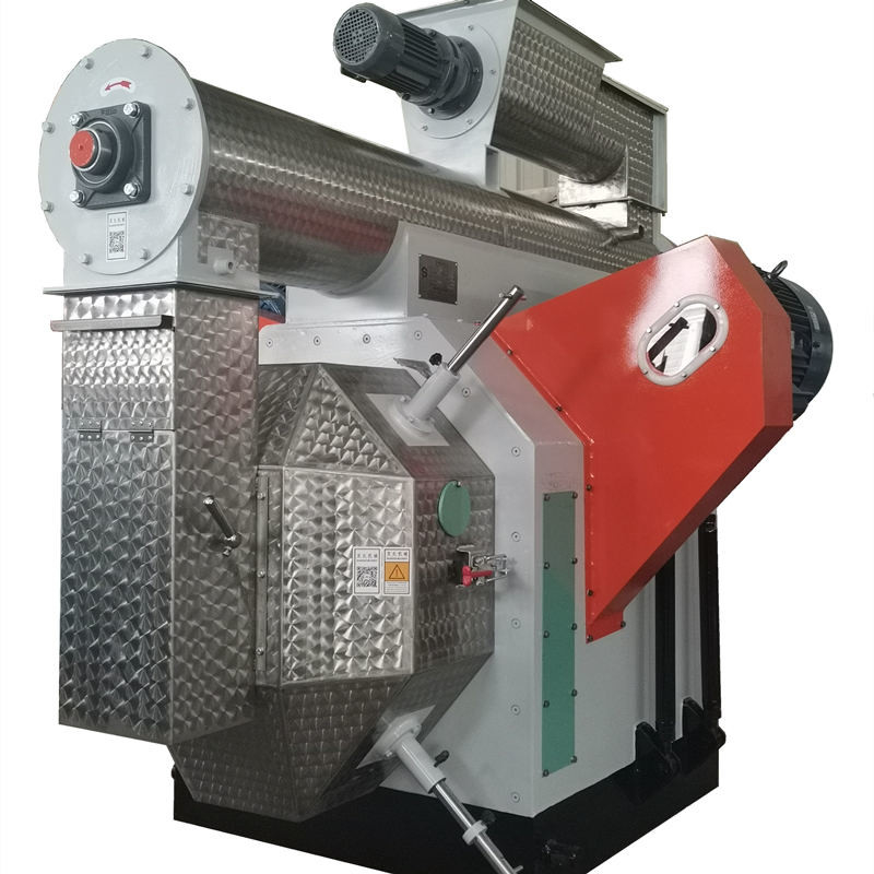 0.8-4t/H অনুভূমিক পেলেট মিল অ্যানিমেল ফিড রিং ডাই পেলেট মেশিন 55kw