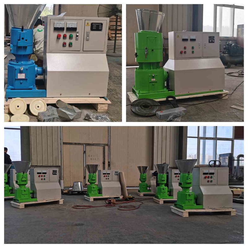 11kw 15kw 22kw ফিড পেলেট মিল 300kg/H 500kg/H 800kg/H চিকেন ফিড পেলেট মেকার