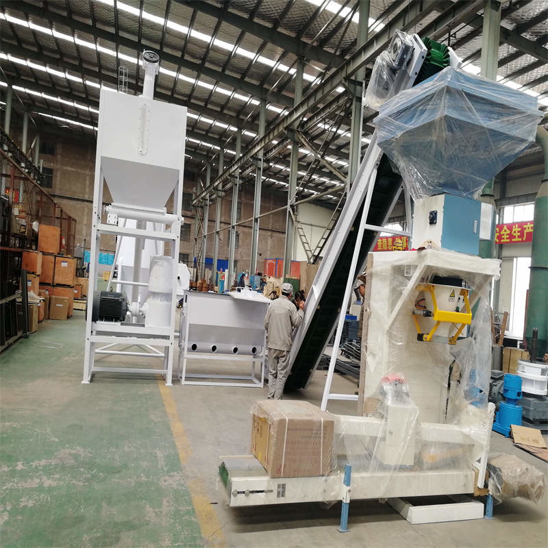 500-1000kg/H কাঠের পেললেট উত্পাদন লাইন / বায়োমাস পেললেট উত্পাদন লাইন 118KW
