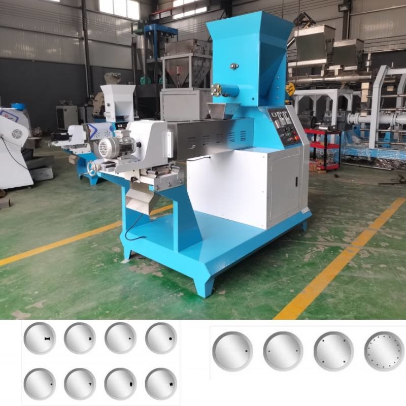 একক স্ক্রু ফিড ফুফিং এক্সট্রুডার মিল 1mm-20mm সঙ্গে পশু / পোষা প্রাণী খাদ্য জন্য