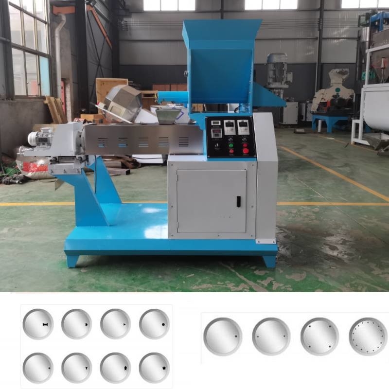 একক স্ক্রু ফিড ফুফিং এক্সট্রুডার মিল 1mm-20mm সঙ্গে পশু / পোষা প্রাণী খাদ্য জন্য