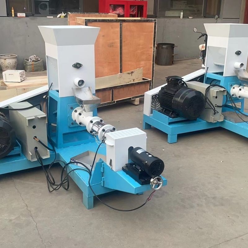 50~2000kg/h স্টেইনলেস স্টীল ফিশ ফিড Extruder বৈদ্যুতিক বাষ্প গরম একক বা ডাবল স্ক্রু