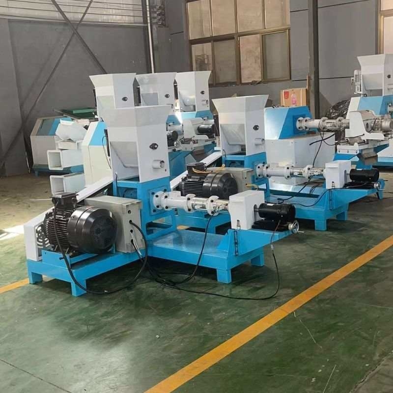 0.4kw 22HP ড্রাই টাইপ ফিশ ফিড পেললেট মেশিন ভাসমান ফিশ ফিড এক্সট্রুডার