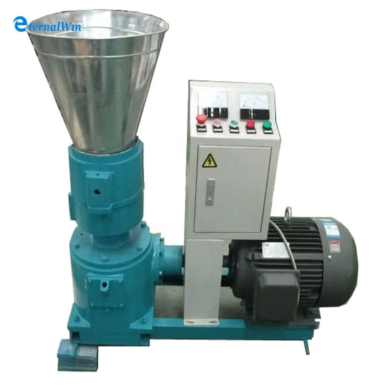 কাস্টমাইজড ভোল্টেজ 380V / 50HZ / 3 ফেজ পেললেট মিল মেশিন কাঠের পেল্টের জন্য 4-12 মিমি