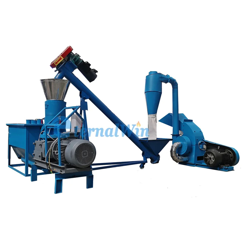 কাস্টমাইজড ভোল্টেজ এবং 380V / 50HZ / 3Phase অপারেশন জন্য 55-160kw পাওয়ার কাঠের পেললেট মিল