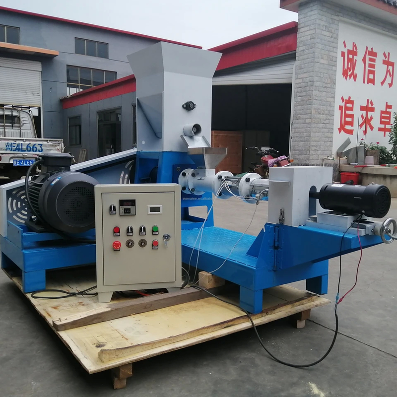 ফিড এক্সট্রুডার 50-2000kg/h ক্ষমতা একক / ডাবল-স্ক্রু 220V/380V/415V/440V ভোল্টেজ