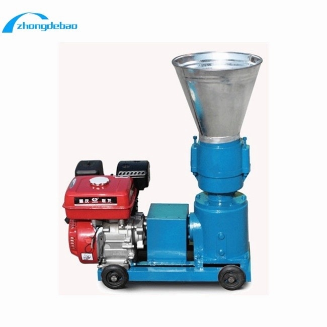ডিজেল ইঞ্জিন পাওয়ার টাইপ 10HP পশু খাদ্য পেল্ট প্রক্রিয়াকরণ মেশিন 90-120kg/h আউটপুট ফিড পেল্ট তৈরির মেশিন