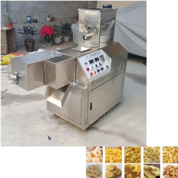 220V/380V ভোল্টেজ স্ক্রু ফুড এক্সট্রুডার ময়না স্টিক পাফিং উত্পাদন উদ্ভিদ জন্য মেশিন