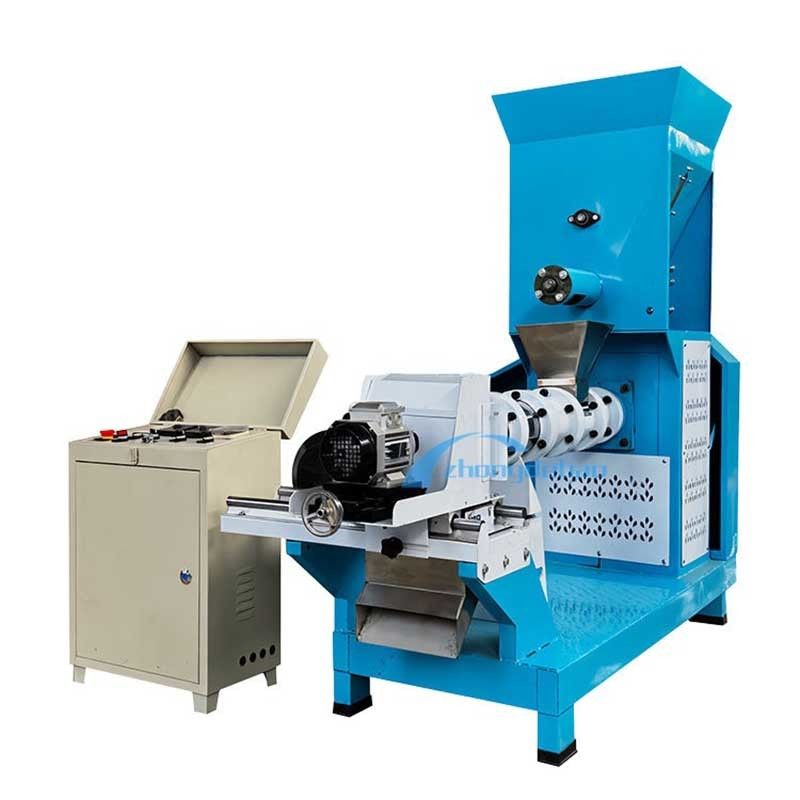 কুকুর পোষা প্রাণী এক্সট্রুশন উৎপাদন লাইন যন্ত্রপাতি ভাসমান মাছের খাদ্য উৎপাদন লাইন তেলাপিয়া মাছের খাদ্যের জন্য