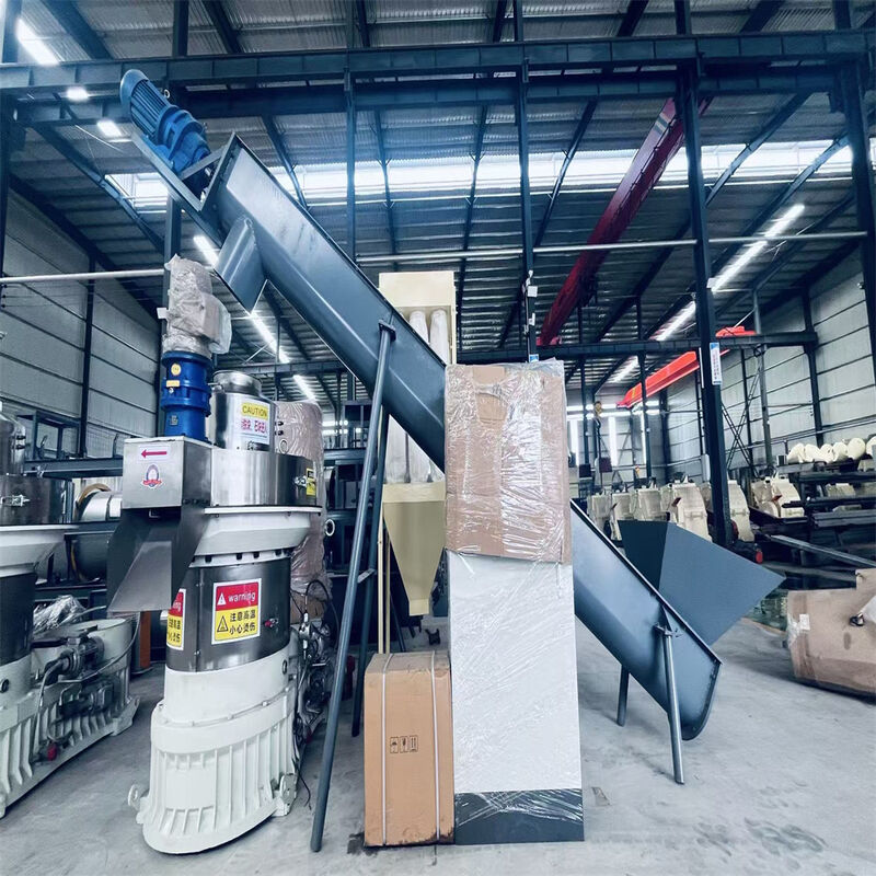 পাইন স্ট্র কাঠের চিপসের জন্য উচ্চ ক্ষমতা 1-10TPH বায়োমাস পেললেট উত্পাদন লাইন পরিবেশ বান্ধব