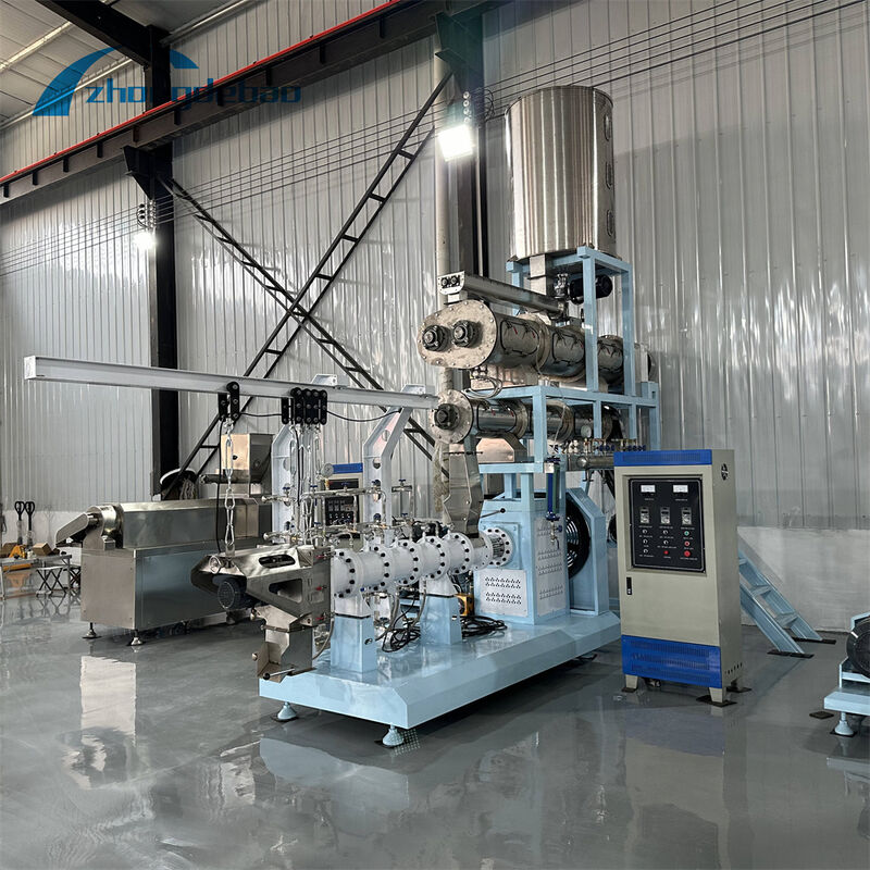 প্রধান শক্তি 37-160kw ভাসমান মাছ ফিড মেশিন শিল্প গ্রেড ভাসমান ফিড পেল্ট মেশিন মাছ চাষের সুবিধা জন্য