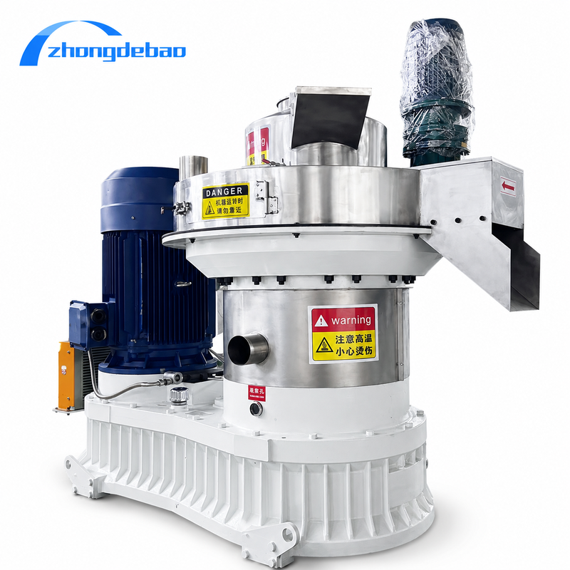 1-10T/H Wood Pellet Production Line High Capacity Complete Plant for Sawdust Wood Chips