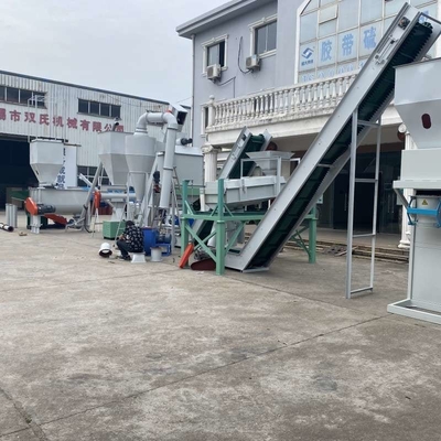 132kw বায়োমাস পেলেট উত্পাদন লাইন 2-12 মিমি কাঠ চিপ পেলেট মিল