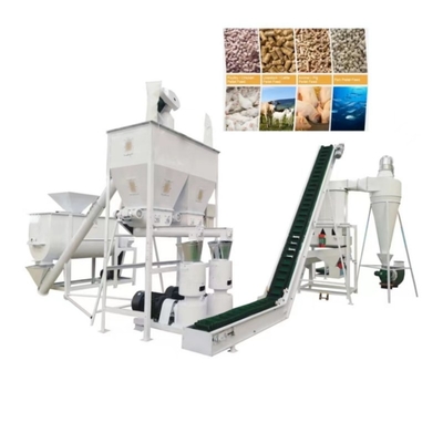 দীর্ঘ সেবা পশুদের ফিড জন্য কাস্টমাইজড Pelletizing প্রক্রিয়াকরণ লাইন