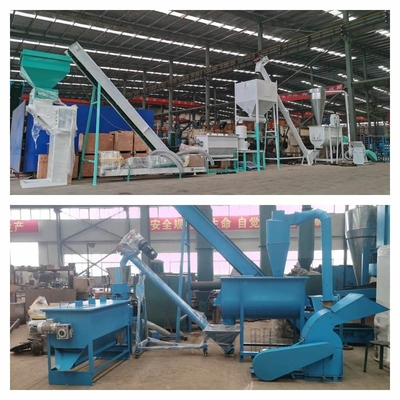 3kw-30kw অ্যানিমেল ফিড পেলেটাইজার কার্বন স্টিল পোল্ট্রি পেলেট ফিড প্ল্যান্ট 380V 50HZ