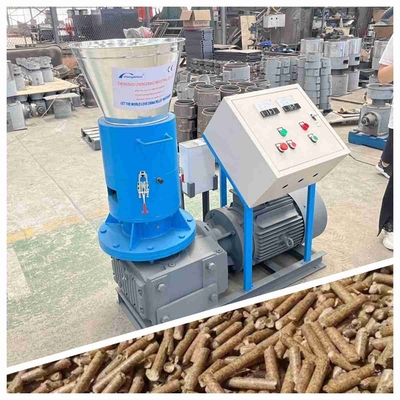 রোলার ঘোরানো ইন্ডাস্ট্রিয়াল পেলেট মেশিন 300kg/H 22kw কাঠের বায়োমাস পেলেটাইজার মেশিন