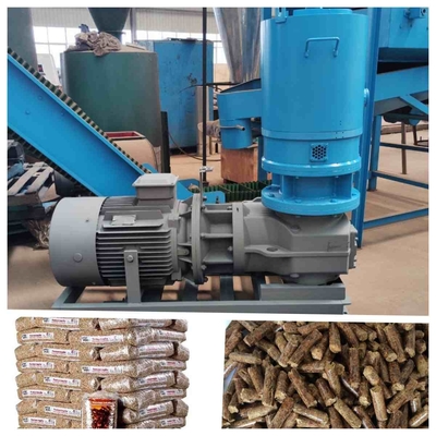 400-600kg/H বায়োমাস পার্সোনাল কাঠ পেলেট মিল মেশিনারি কাঠের গুটি তৈরি করতে