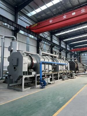 শক্তি সঞ্চয়কারী কৃষি বর্জ্যের জন্য টেকসই অবিচ্ছিন্ন বায়োমাস কার্বনাইজেশন ফার্নেস